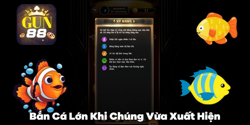 Đánh bắt cá ngay khi chúng vừa xuất hiện trên màn hình